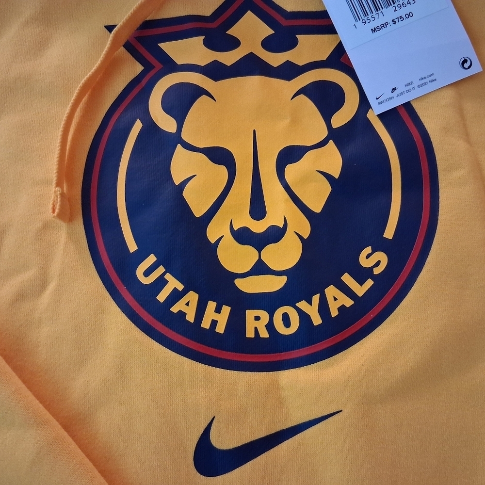 Nike Yellow Utah Royals Men's Sweatshirt - Picture 2 of 5